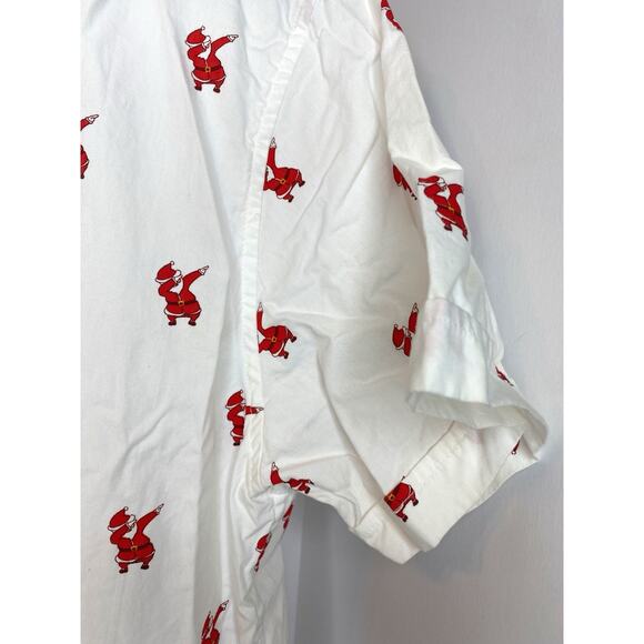 Denim & Flower Ricky Singh Christmas Santa Claus Dabbing Shirt Men’s Medium - Picture 4 of 12